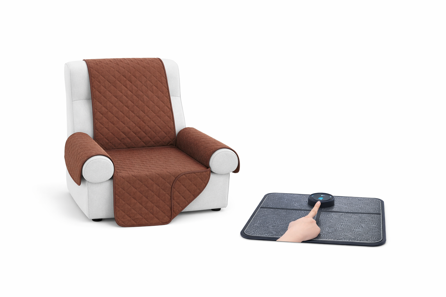 Cubre Sofa Negro + Masajeador de Pies